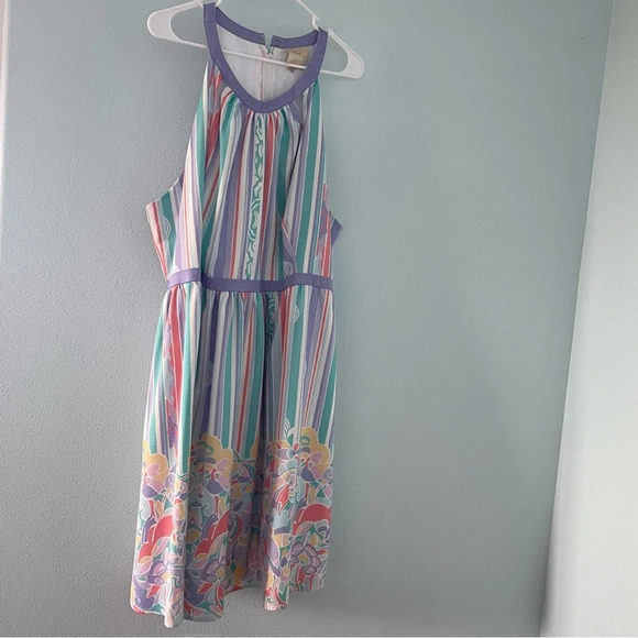 Modcloth Behold the Blogger Rainbow Stripe Dress 3X - Picture 2 of 15
